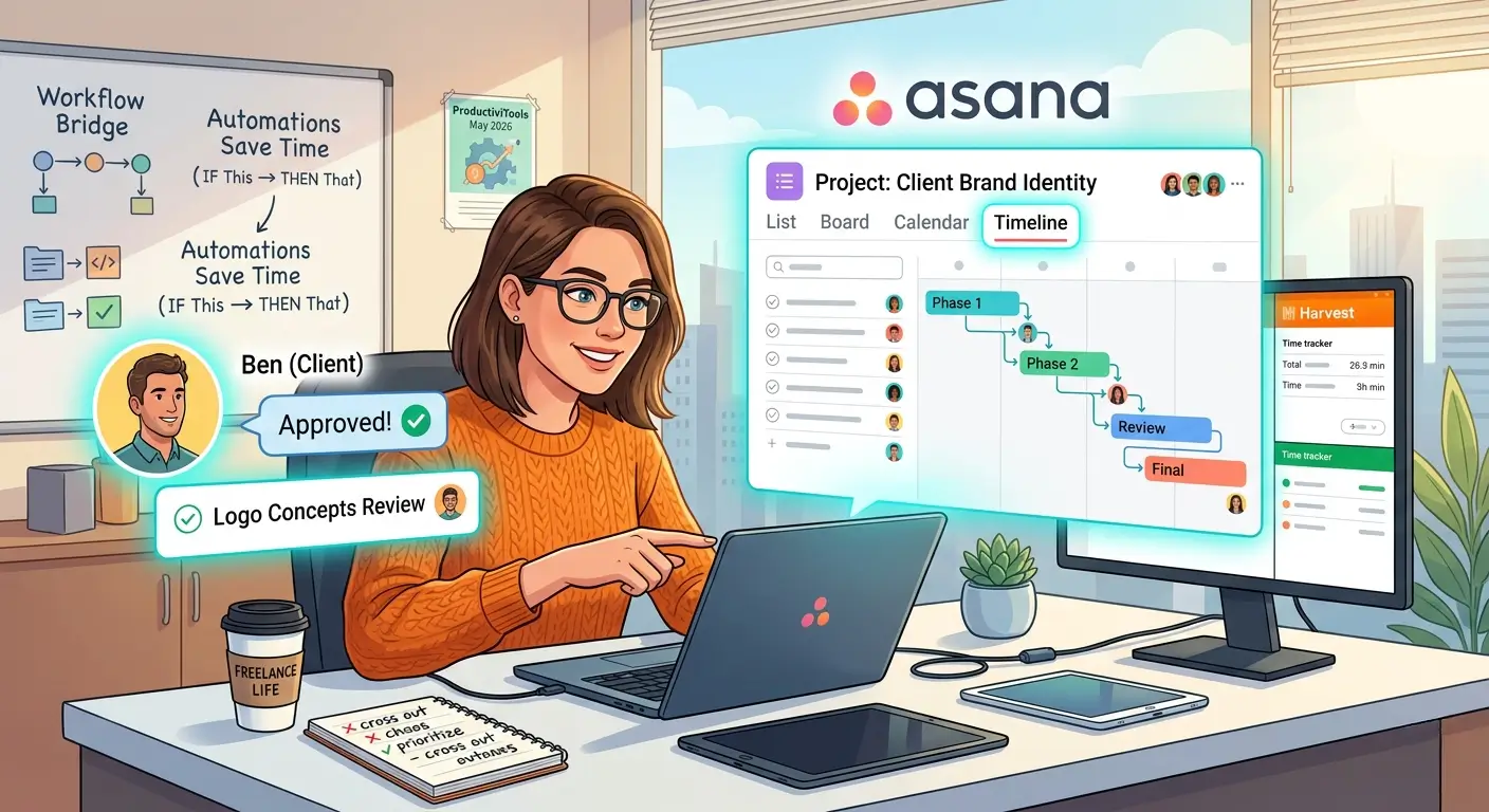 Asana Review for Freelancers: Is It Worth It? (2026) 1 Asana review for freelancers 2026 - is Asana worth the price for solo freelancers