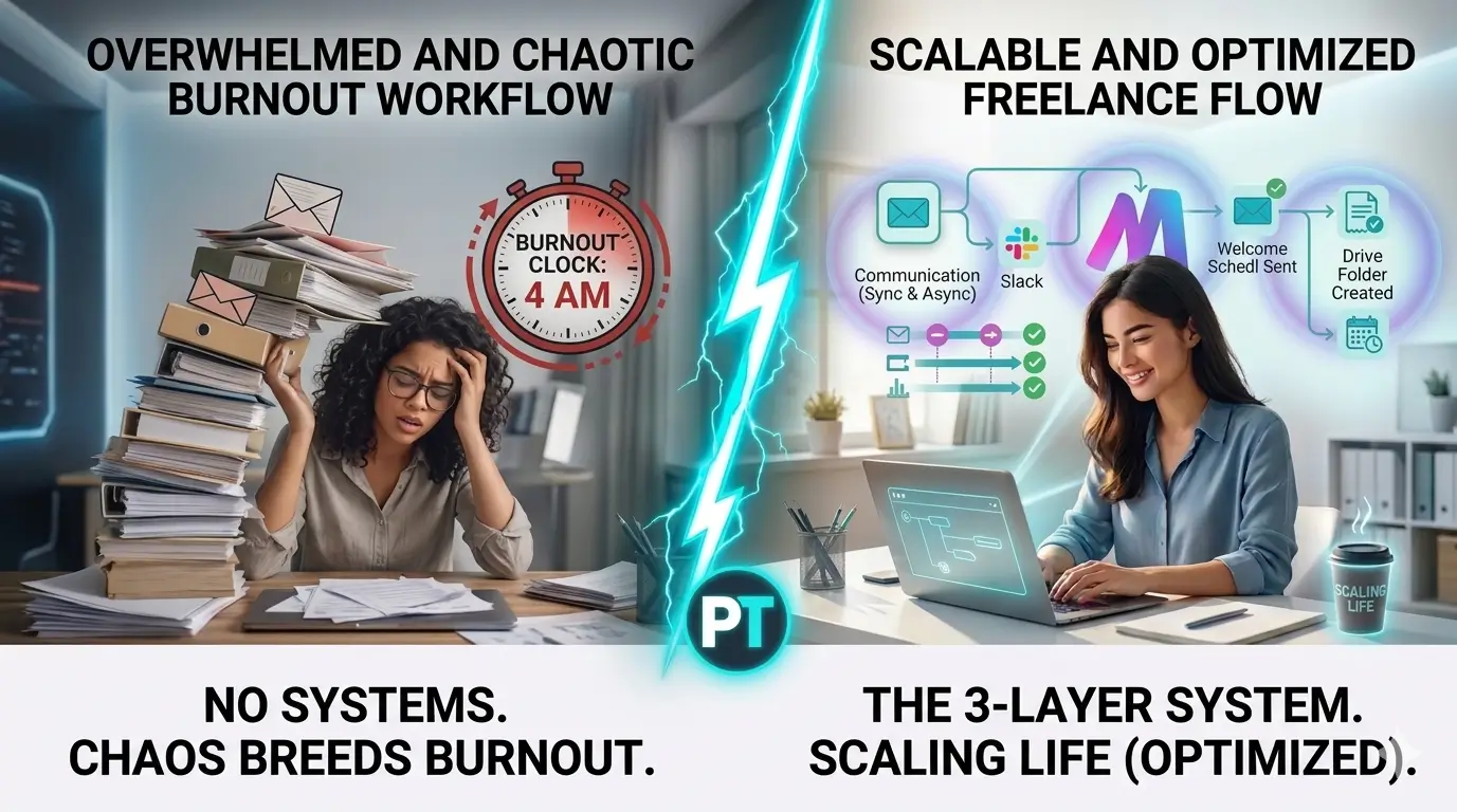 Home 5 How to build a freelance workflow that scales without burning you out